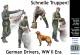 WWII German Drivers Standing (4) & Dog