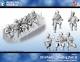 US Infantry Seated (Set 1)- Pewter