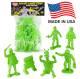 Galaxy Laser Team BIG Space Figures - Bright Green 6pc Set