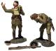 WW1: Gas Lads! Gas! - WWI British Officer Yells Warning while Soldier Dons His Mask 1917-18 - ONLY 1 AVAILABLE AT THIS PRICE