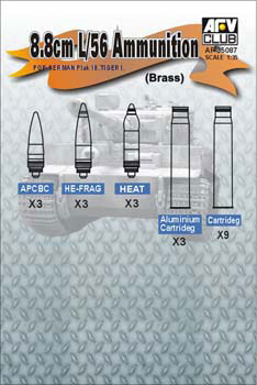 8.8 L/56 Ammunition for German Flak 18 & Tiger I