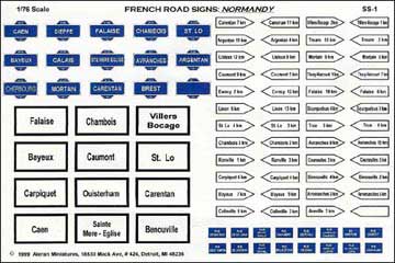 Normandy Road and City Signs