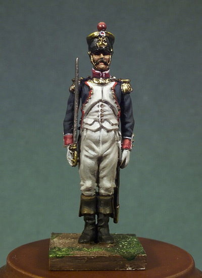 Line Infantry Officer at Attention 1810