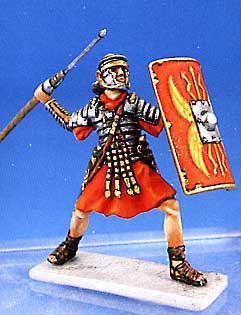 Roman Soldier Throwing Pilum