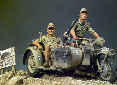 Afrika Korps BMW R75 Motorcycle