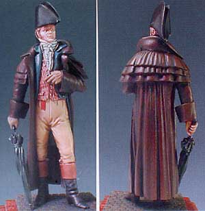 First Empire Civilian Man in Longcoat