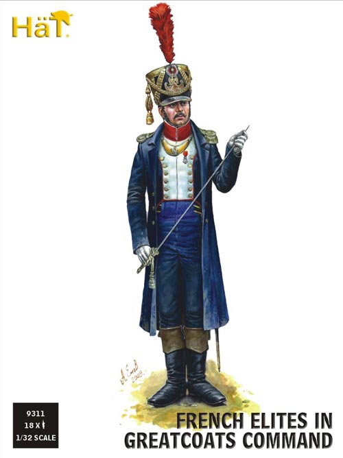 Napoleonic French Light Infantry/Elites in Greatcoats Command