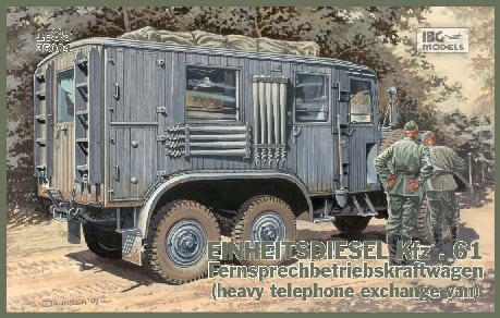 Einheits Diesel Kfz 61 German Communications Van