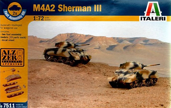 WWII US M4A2 Sherman III Fast Assembly