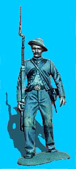 Confederate Advancing, Shoulder Arms