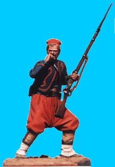 5th New York Zouave Biting Cartridge