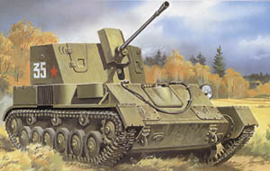 ZSU-37 Soviet Self-Propelled Anti-Aircraft Gun