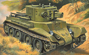 BT-7A Soviet Wheel-Track Tank