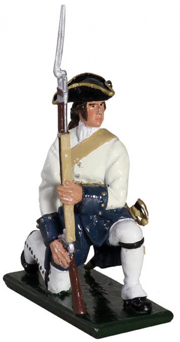 Regiments (Gloss): Compagnies Franches de la Marine Kneeling Make Ready, 1754-1760