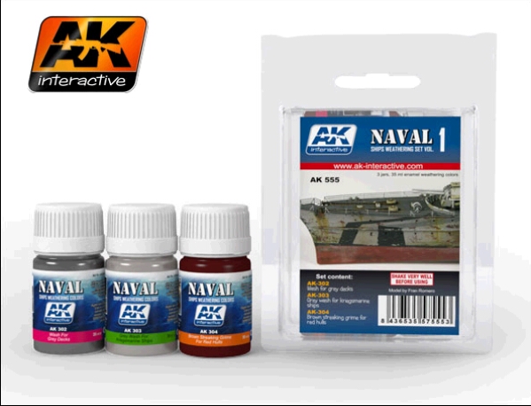 AK Interactive Navel Weathering Set 1