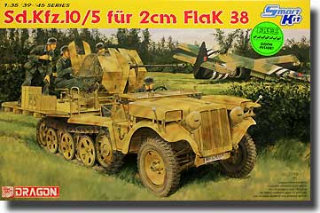 WWII German SdKfz 10/5 Light Halftrack