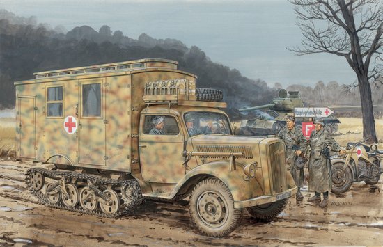 WWII German Sd.Kfz.3 Maultier Ambulance - Smart Kit 