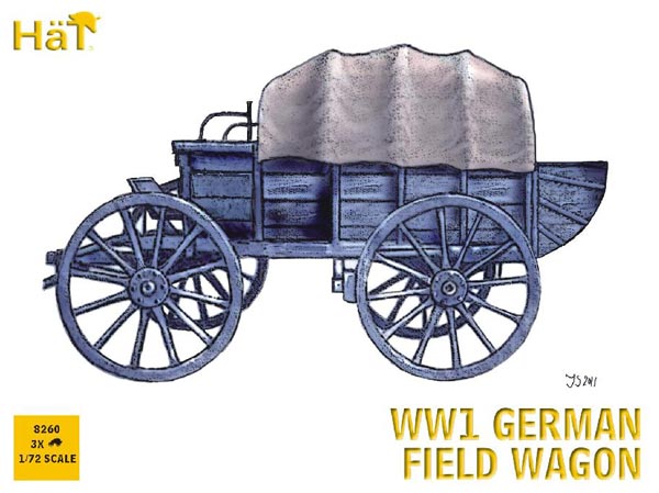 WWI German Horse Drawn Multi-Purpose Wagon 