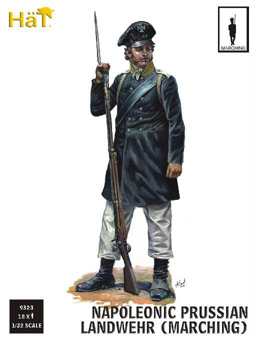 Napoleonic Prussian Landwehr Marching