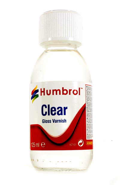 Humbrol Clear Gloss Varnish 125ml Bottle