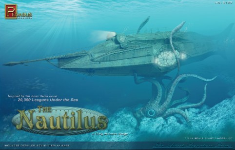 Jules Verne Nautilus Submarine from 20,000 Leagues Under The Sea