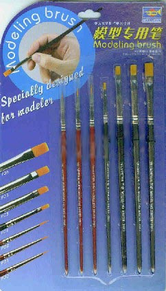 Modeling Brushes 7 Piece Set