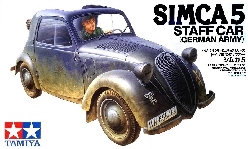 WWII German Army Simca 5 Staff Car