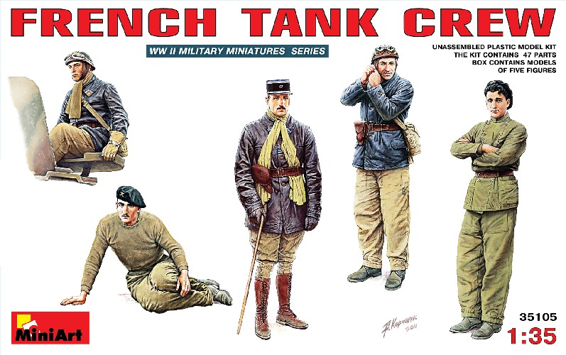 WWII French Tank Crew