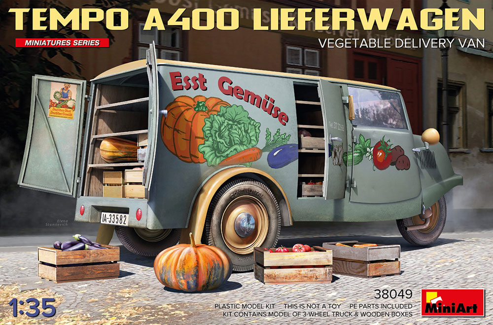 Miniart Tempo A400 Lieferwagen Vegetable Delivery Van