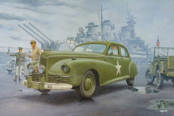 WWII 1941 Packard Clipper US Army Staff Car