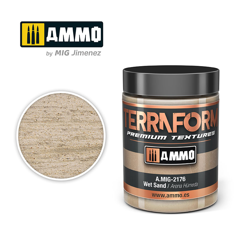 Ammo By Mig Terraform Textures- Wet Sand 100ml.