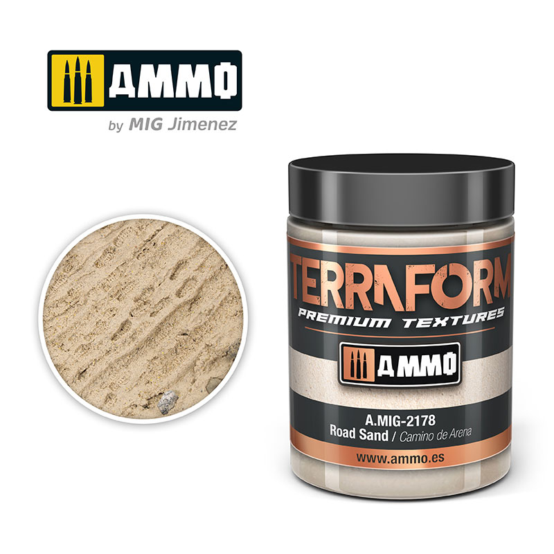 Ammo By Mig Terraform Textures- Road Sand 100ml.