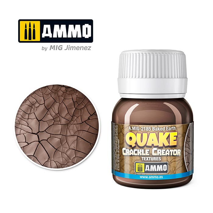 Ammo By Mig Quake Crackle Creator Textures - Baked Earth 40ml