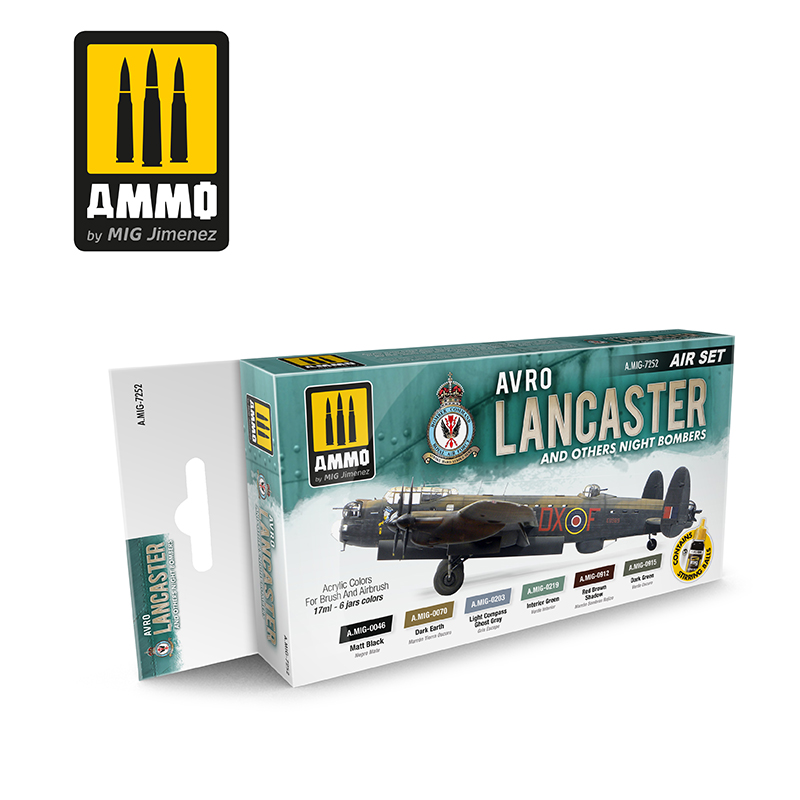 Acrylic Aircraft Paint Set: Avro Lancaster and Other Night Bombers - ONLY 2 AVAILABLE AT THIS PRICE!