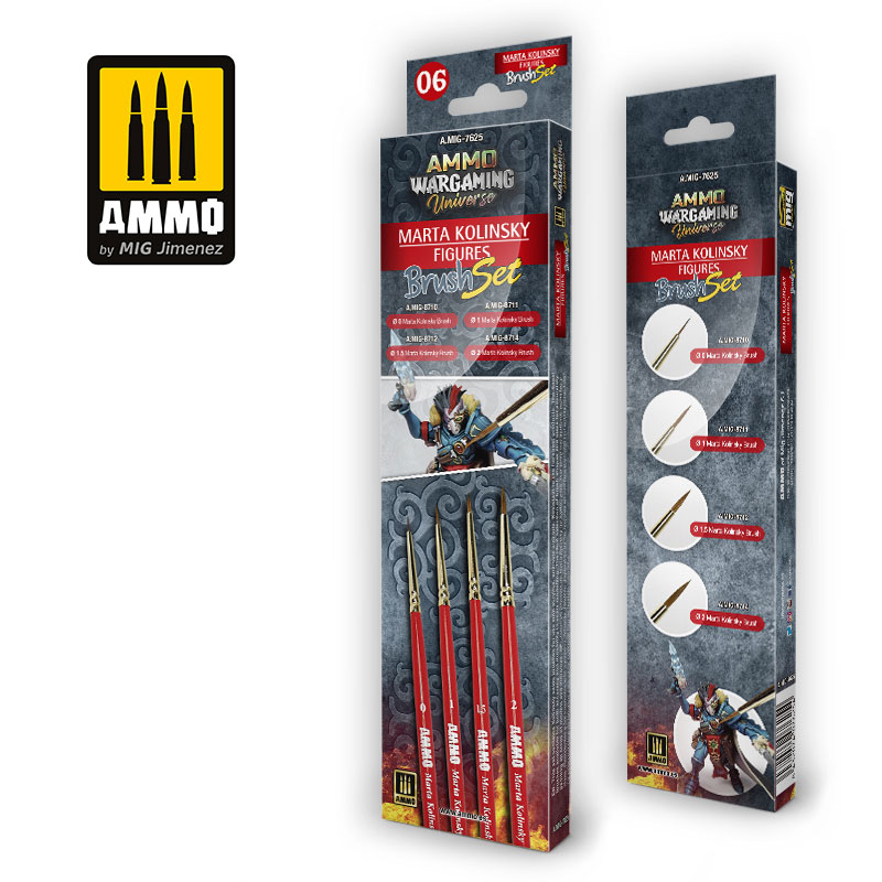 Ammo Wargaming Universe - Marta Kolinsky Figures Brush Set