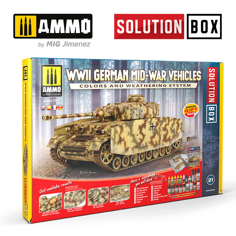 WWII German Mid-War Vehicles Solution Box