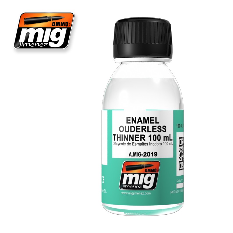 Ammo By Mig Enamel Odorless Thinner 100ml. (AK 050)