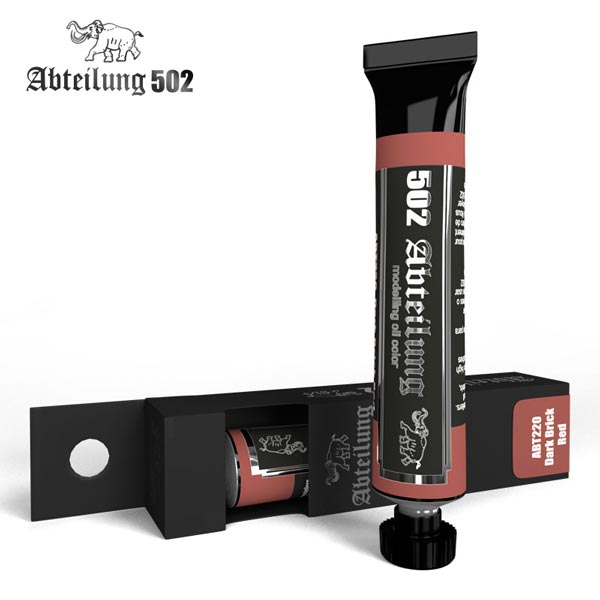 Abteilung 502 Modeling Oil Paint- Dark Brick Red