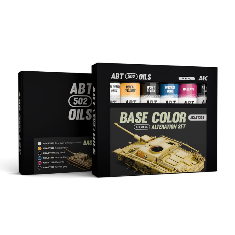 Abteilung 502 Modeling Oil Paint Set- Base Color Alteration Set (6 Colors)