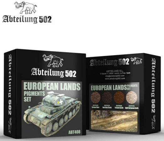 Abteilung 502 Weathering Pigment Set- European Lands