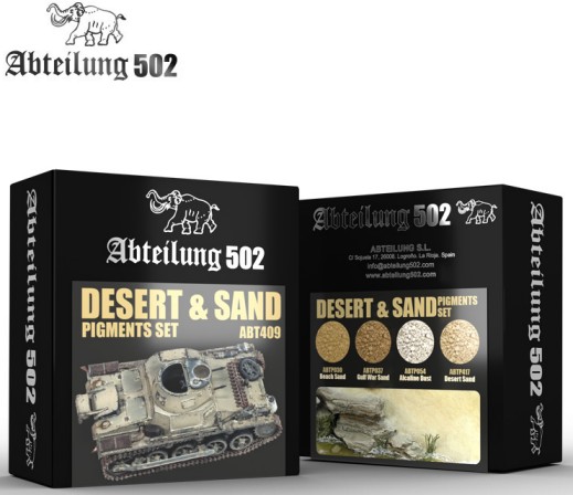 Abteilung 502 Weathering Pigment Set- Desert & Sand