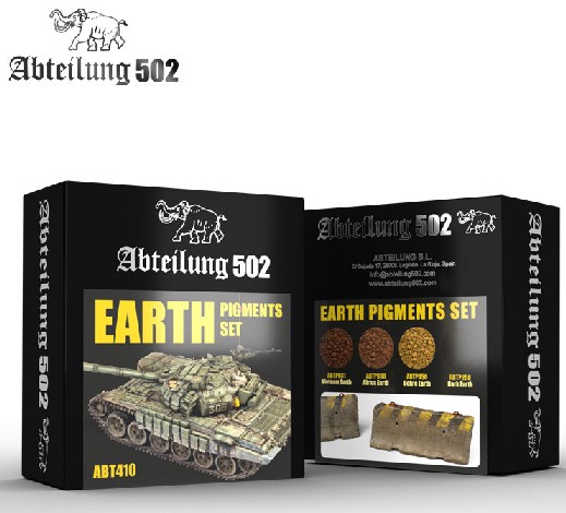 Abteilung 502 Weathering Pigment Set- Earth Weathering