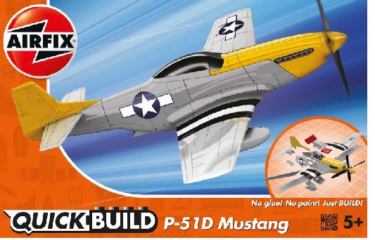 Quick Build Mustang P51D Aircraft (Snap)