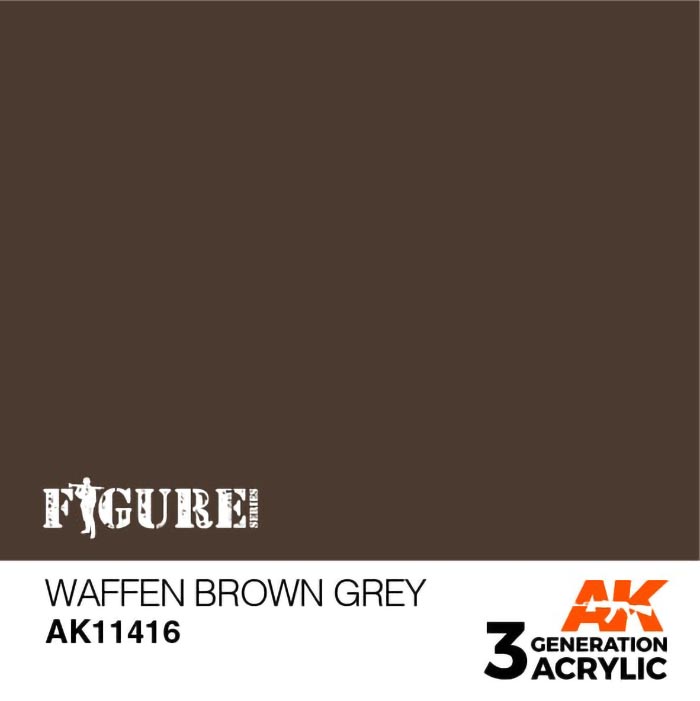 Figures Series Waffen Brown Grey 3rd Generation Acrylic Paint