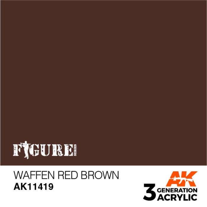 Figures Series Waffen Red Brown 3rd Generation Acrylic Paint