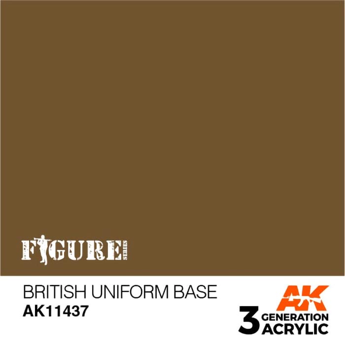 Figures Series British Uniform Base 3rd Generation Acrylic Paint