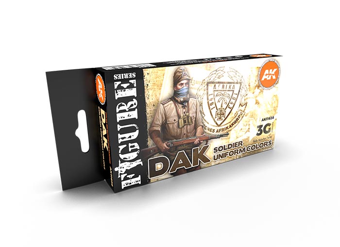 Figure Series DAK Soldier Uniforms 3rd Generation Acrylic Paint Set