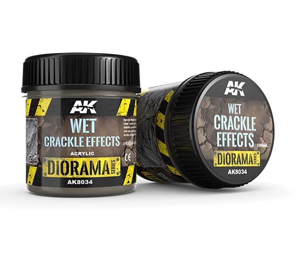 AK Interactive Diorama Series: Wet Crackle Effects 100 ml.