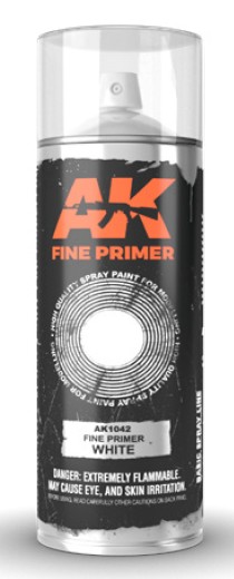 Fine White Lacquer Primer 200ml Spray