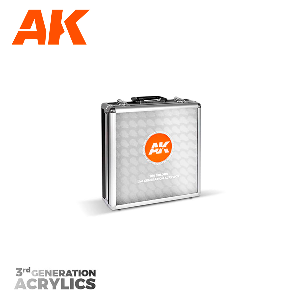 AK Interactive 3G Acrylics Briefcase - 100 Colors